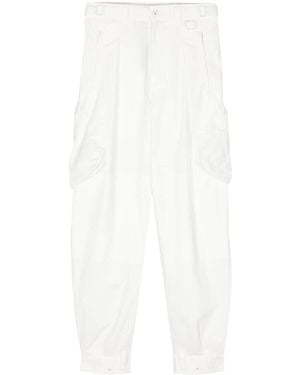 Hyein Seo Pleated Cargo Pants - White