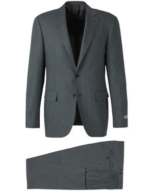 Canali ウール スーツ - ブラック
