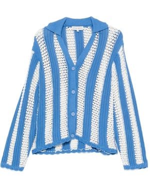 Stine Goya Gestreifter Cardigan - Blau