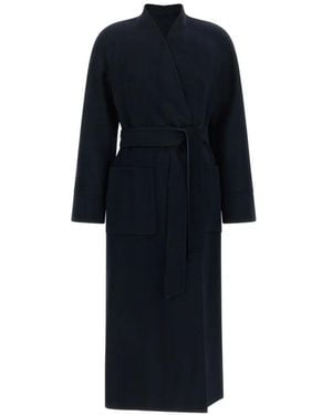 Max Mara Nodo Reversible Coat - Blue