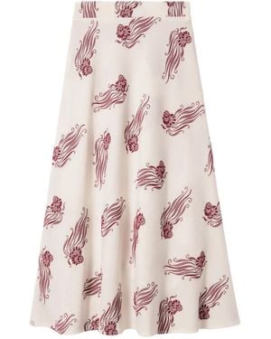 La DoubleJ Lungomare Midi Skirt - Pink