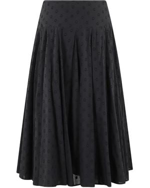Ulla Johnson Gonna Plissettata - Nero