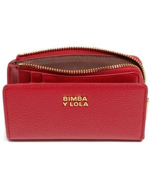 Bimba Y Lola Portemonnaie mit Logo-Schild - Rot