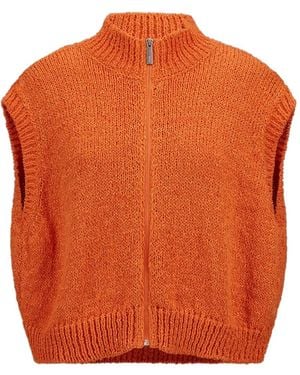 Laminar Zip-Up Vest - Orange