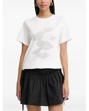 Silvian Heach Graphic-Print T-Shirt - White