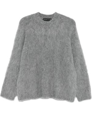 Phisique Du Role Crew-Neck Long-Sleeve Jumper - Grey