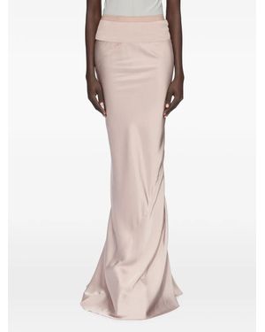 Rick Owens Slim Long Coda Skirt - Natural
