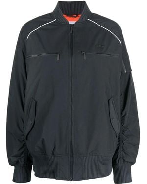 adidas Zip-Up Bomber Jacket - Black