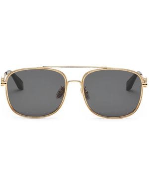 Roberto Cavalli Pilot-Frame Sunglasses - Gray