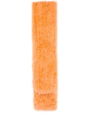 Yves Salomon Châle Feather - Orange