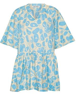 Henrik Vibskov Preserve V-Neck Top - Blue