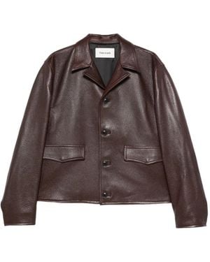 Tonywack Notched-Lapel Flap-Pockets Jacket - Brown