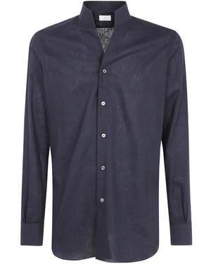 Mazzarelli Long-Sleeve Shirt - Blue