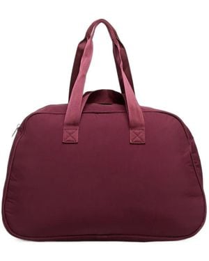 adidas Embossed-Logo Bowling Bag - Purple