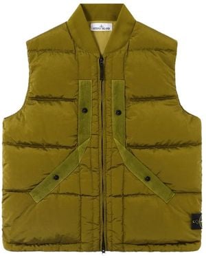 Stone Island G100008 Nylon Gilet - Groen