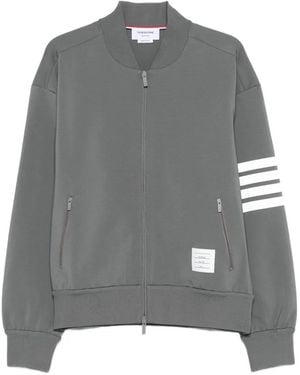 Thom Browne Four-Stripe Zip Jacket - Grey