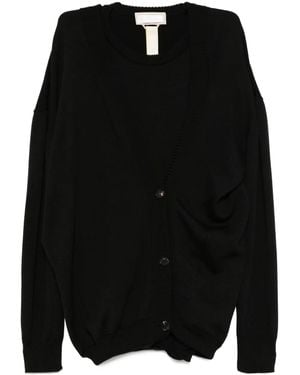 Litkovskaya Wollen Vest - Zwart