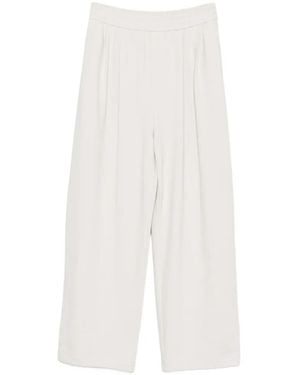 Brunello Cucinelli Elasticated-Waist Track Pants - White