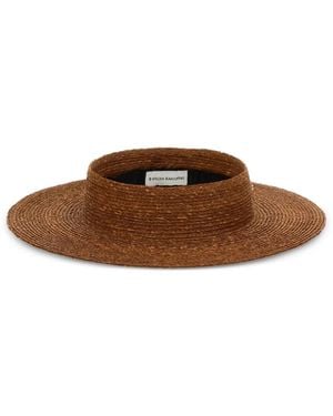Helen Kaminski Rani Raffia Wide-Brim Hat - Brown