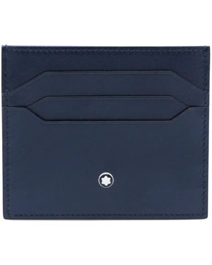 Montblanc Leather Card Holder - Blue