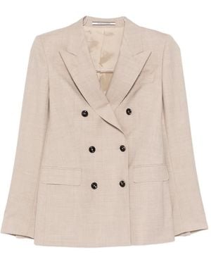 Tagliatore Double-Breasted Suit - Natural