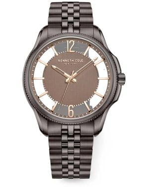 Kenneth Cole Montre À Boîtier Rond Mm - Grey
