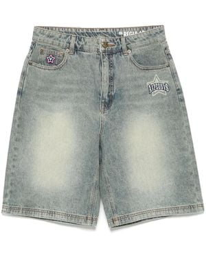 Aape By A Bathing Ape Shorts Con Ricamo - Blu