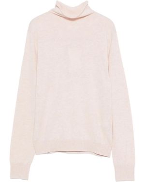 Yerse Turtleneck Long-Sleeve Sweater - Pink