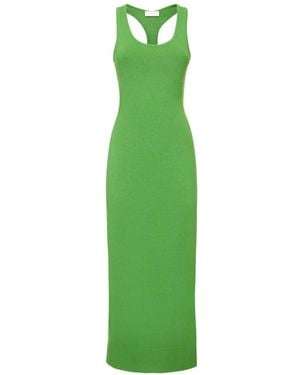 Michael Kors Robe Longue À Bretelles Larges - Green
