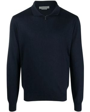 Corneliani Sweatshirt Mit Reißverschluss - Blau