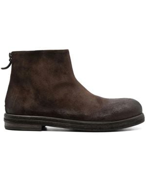 Marsèll Zucca Zeppa Suede Ankle Boots - Brown