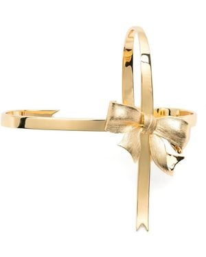 ShuShu/Tong X Yvmin Bow-Detail Hand Accessory - Metallic