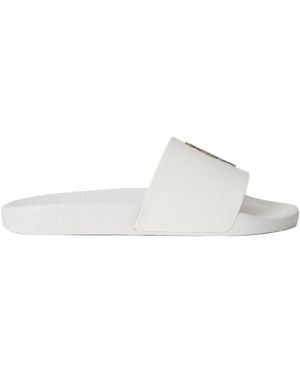 Polo Ralph Lauren Polo Bear Slides - White