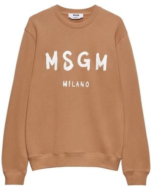 MSGM Tiago Alexandre X Sweatshirt Cotton in Gray for Men | Lyst