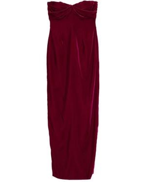 Tom Ford Draped-Detail Dress - Red