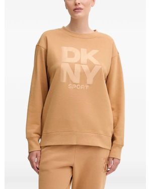 DKNY Chest Logo Sweatshirt - Natural