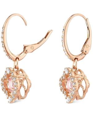 Swarovski Una Crystal-Embellished Floral-Motif Earrings - Metallic