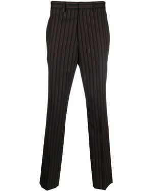 Ambush Striped Tailored Wool Trousers - Black