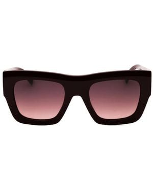 Missoni Rectangle-Frame Sunglasses - Red