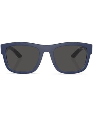 Prada Linea Rossa Ps 01zs スクエアフレーム サングラス - ブルー