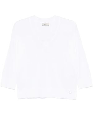 Herno V-Neck Top - White