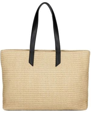 Quarzovivo Raffia Tote Bag - Natural