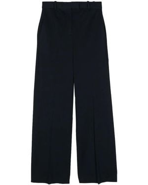 Circolo 1901 Piqué Straight Trousers - Blue