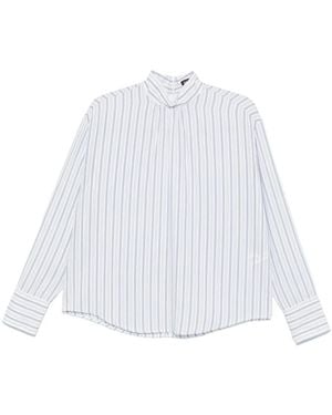 Dondup Striped Blouse - White