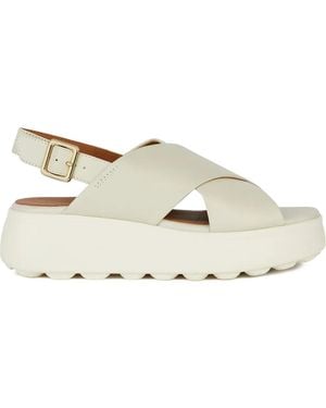 Geox Spherica crossover slingback sandals - Neutro
