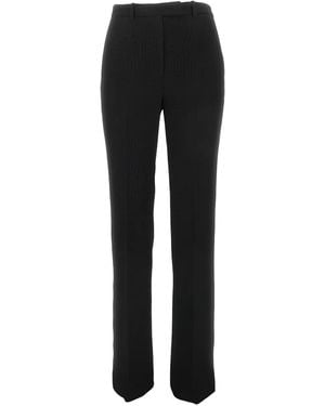 Emporio Armani Textured Trousers - Black