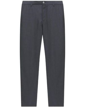 Samsøe & Samsøe Zip-Up Straight-Leg Pants - Blue