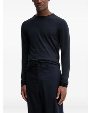 Barena Long-Sleeve Crew-Neck Jumper - Blue