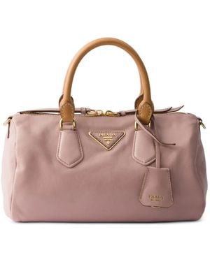 Prada Bolso Lana Pequeño Con Asa En La Parte Superior - Rosa