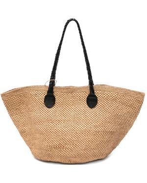 Dragon Diffusion X Sovani Raffia Shoulder Bag - Natural